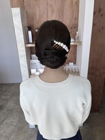 ニド(2do)&nbsp;結婚式留袖に合わせたヘア