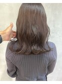 [kichi.] ミディアム×ラベンダーグレージュ