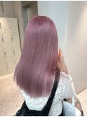 天神美容室×ブリーチ×ピンクカラー