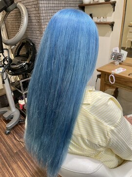 ヘアーズ トラスト(hair's TRUST) ライトブルー水色