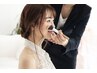 【結婚式参列はこれでカンペキ♪】パール付きヘアセット＋フルメイク￥8000-