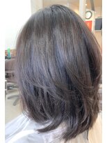 カットハウス はさみの部屋&nbsp;ミディアムレイヤー/ボブ/外ハネ/流しバング