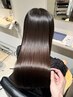 【髪質改善/水素メニュー】カット＋高濃度水素ケアカラー＋濃密Tr ￥13,600