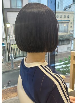 ソラ 広尾店(SORA) 大人ミニマルボブ/モノトーンアッシュブラウン