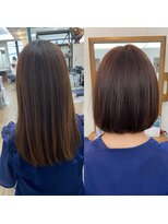 アメリ(Ameri)&nbsp;-Ameri-藤川☆万能ボブ×ピンク【浜町/ショート/髪質改善】