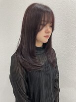 シエル フクオカ(CIEL FUKUOKA)&nbsp;レイヤーカットワインレッド