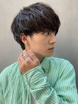 ソフトマッシュ/黒髪/ビジネス/マッシュショート