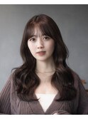 韓国風パーマ/コテ巻き風パーマ/レイヤーカット/韓国ヘア