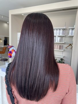 アイル(I'LL) 髪質改善カラー/髪質改善/パープルレッド