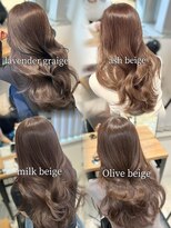 アイヴィー(IVY) ブリーチなしカラー マロンベージュ アッシュ オリーブベージュ