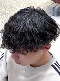 強め波巻きパーマ ひたちなか/メンズ/波巻きパーマ