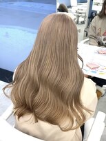 ブラウン(Brown) ブリーチ1回でできるミルクティーカラー.°・＊