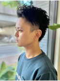 メンズカット アップバング クール×爽やかショート