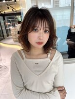 ロンドメリア 天神大名店(Lond Melia) イメチェンヘアスタイル美髪のススメワイドバングブルーブラック