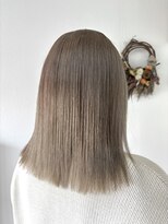 ジェムヘアスタジオ 湘南平塚南口店(Gem Hair Studio)&nbsp;エフェクトブリーチ×ハイトーンミルクティー【Gem 神原】