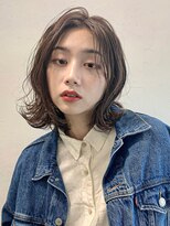 ステアケース 武蔵小杉店(stair:case)&nbsp;外はねボブ外はねミディアムアッシュベージュ２０代３０代４０代