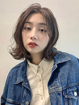 ステアケース 武蔵小杉店(stair:case) 外はねボブ外はねミディアムアッシュベージュ２０代３０代４０代