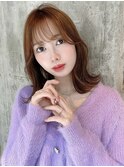 20代30代ワンホンくびれコテ巻き風リバースカール韓国風パーマ