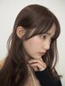 【平日misaki指名限定】前髪カット＋リタッチカラー￥9900 #ヘアカラー