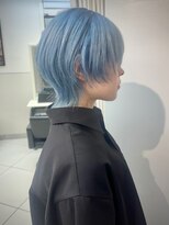 ペールブルー メンズ中性ウルフ