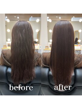 ツヤと髪 クリム(crim) 髪質改善ヘアエステ ロング 白髪染め 30代、40代、20代