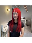 1ブリーチでもできるレッド系ハイトーンカラー