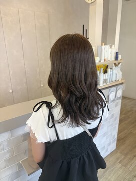 ジュエ ヘアー デザイン(Jue hair design) オリーブグレージュカラー/ワンカラー/イルミナカラー/20代/知立