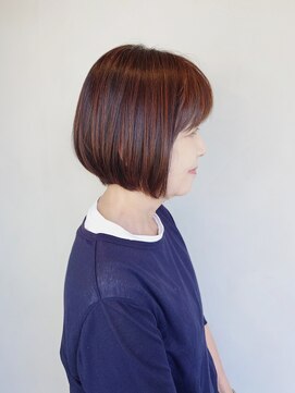 ラトリエコンタン(L´atelier Content) 30代40代50代おすすめ 前下がりグラデーションボブ