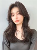 フェイスレイヤー/レイヤーカット/韓国風ヘア/ハッシュカット
