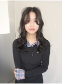 流れる前髪カット