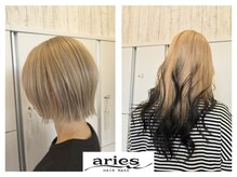 ヘアメイク アリエス 岩切店(HAIR MAKE aries)の雰囲気（デザインカラーもご相談ください）