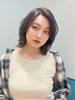 ロンド レグリーズ 立川(Lond leglise)&nbsp;オリーブグレー/ボブ/顔周り/小顔/レイヤー/髪質改善/縮毛矯正