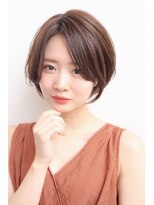 クシュ 本川越店(kusyu...)&nbsp;ココアブラウン根本パーマゆるふわミディアムワインレッドローズ