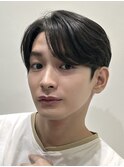 men's/メンズ/ダウンパーマ/黒染め/韓国/ブルーブラック/池袋