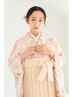 【卒業式】ヘアセット＋袴着付け ２点SET（早朝料金込）￥13200／045-650-2338