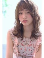 ヘアーロギア 栄店(hair LOGiA)&nbsp;★hair LOGiA★　　〇ゆるふわミディアム♪　顔周りレイヤー