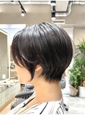 ★まとまるショートボブ！横浜ショート！縮毛矯正！丸みショート