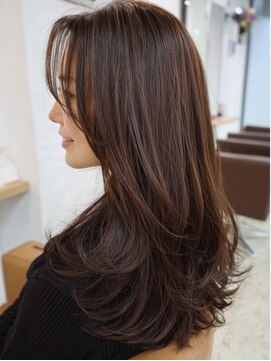 アルーチェ(Arluce) イメチェン/ピンクベージュ/前髪/流山おおたかの森