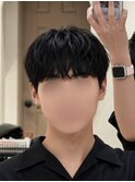 ゆるふわ韓国ショートマッシュスタイル