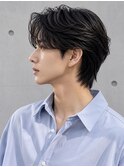 Hale刈り上げセンターパートニュアンスパーマフェザーパーマ原宿