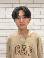 バック(BUCK) メッシュ襟足ありセンターパート