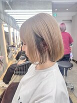 ロンドシエル 横浜(Lond ciel)&nbsp;フェイスフレーミング/ココアベージュ/ブリーチ/ボブ/横浜駅