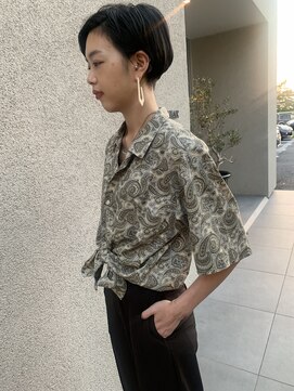 トップヘアーヒルズ 安城(TOP HAIR HILLS) 襟足刈り上げオシャレショート/メンズライク