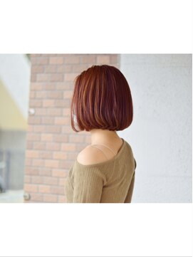 ヘアースイッチ(HAIR SWITCH) ボブ×レッドブラウンカラー