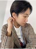 ストレートアップバングショート