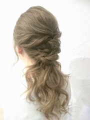 《Hair resort粋》ゆるふわポニーテール[新宿][袴ヘア]