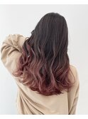 【ALIVE吉祥寺】グラデーションカラーピンク＊ラベンダーカラー