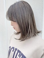 レトン 銀座(leton)&nbsp;うるツヤ/ボブ/カーキグレージュ/大人かわいい[東銀座/銀座]