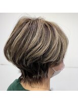 アッシュ 吉祥寺店(Ash)&nbsp;脱白髪染めファイバープレックスハイライト＋イルミナカラー