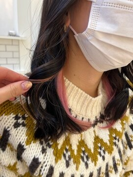 レム(REM) イヤリングカラー×pink